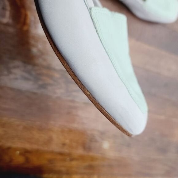 Enzo Angiolini Pastel Green Leather Liberty Loafers 8 M - Picture 10 of 15